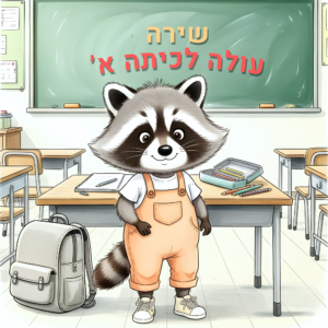אני עולה לכיתה א גרסת בנות לדוגמא