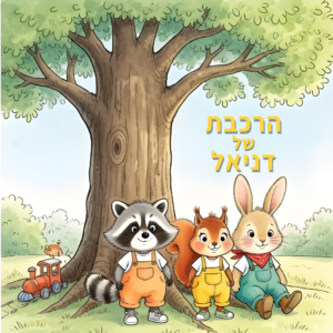 המסע ברכבת הקסומה כריכה לדוגמא גרסת בנים